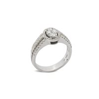Anillo Buonocore Mujer in Oro blanco Diamante 0.69 Ct 502A01DW - 502A01DW